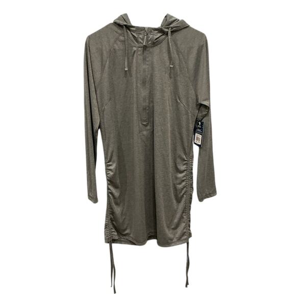 Huk Womens Coverup Dress Size Medium Gray Fishing Beach Outdoor Water Sports NEW - Picture 1 of 9